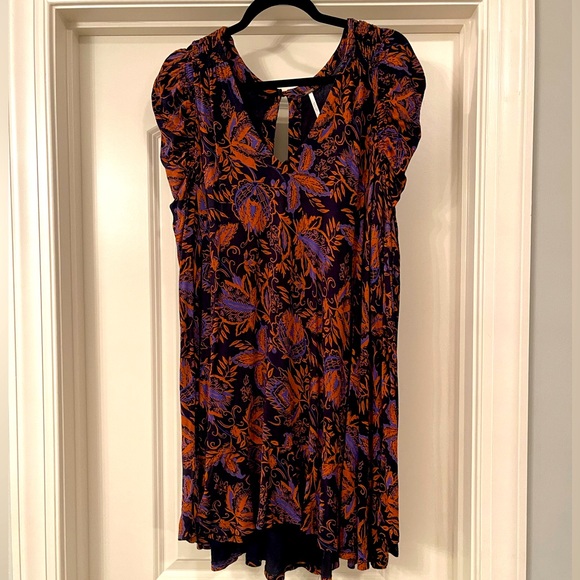 Free People Hello Lover Print Tunic/Dress, size Large - Picture 2 of 6